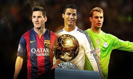 Messi, Ronaldo y Neuer van por el Balón de Oro 2014