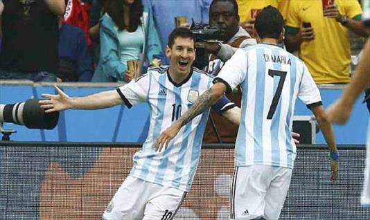 Messi y Di María, en el once ideal