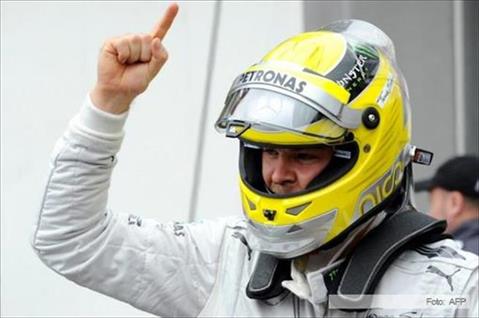 Nico Rosberg registró el mejor tiempo en los ensayos de Malasia