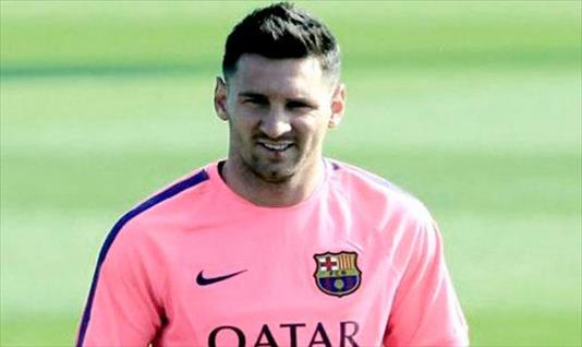 Messi volvió a entrenar en el Barcelona 